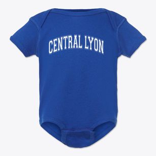 Central Lyon High School Varsity Arch Baby Onesie