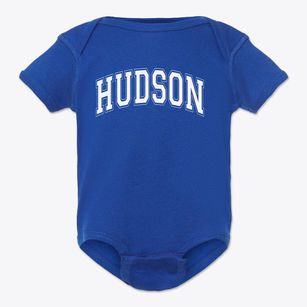 Hudson Middle School Varsity Arch Baby Onesie