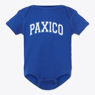 Paxico Elementary School Varsity Arch Baby Onesie