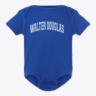Walter Douglas Elementary School Varsity Arch Baby Onesie