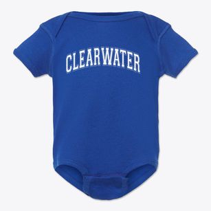Clearwater Elementary School West Varsity Arch Baby Onesie