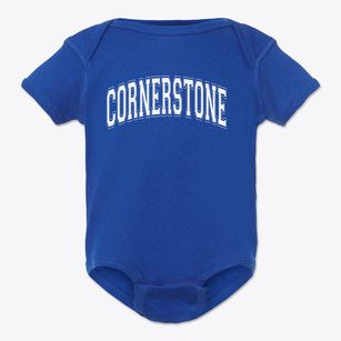 Cornerstone Christian Academy Varsity Arch Baby Onesie