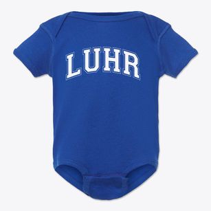 Luhr Elementary School Varsity Arch Baby Onesie