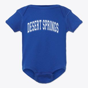Desert Springs Scholastic Institute Varsity Arch Baby Onesie