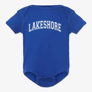 Lakeshore Elementary School Varsity Arch Baby Onesie