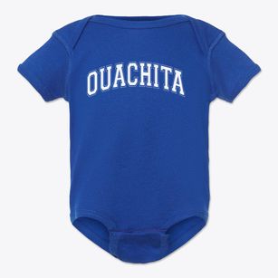 Ouachita Junior High School Varsity Arch Baby Onesie