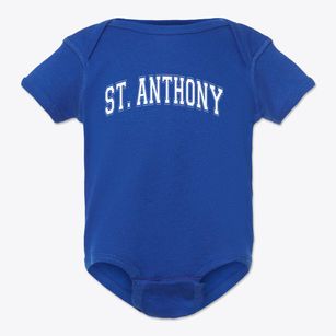 Saint Anthony School Varsity Arch Baby Onesie