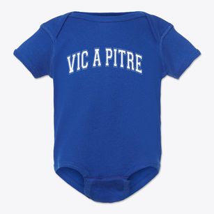 Vic A Pitre Elementary School Varsity Arch Baby Onesie