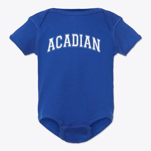 Acadian Middle School Varsity Arch Baby Onesie