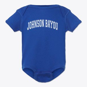 Johnson Bayou School Varsity Arch Baby Onesie