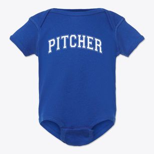 Pitcher Junior High School Varsity Arch Baby Onesie