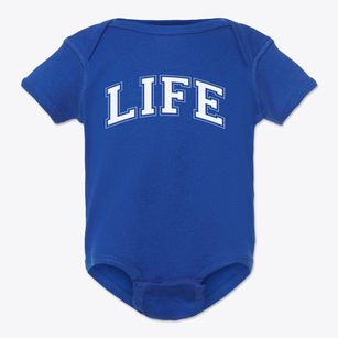 Life Christian Academy Varsity Arch Baby Onesie