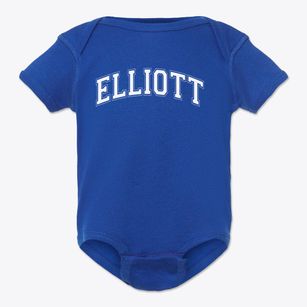 Elliott Elementary School Varsity Arch Baby Onesie