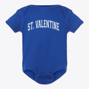 Saint Valentine School Varsity Arch Baby Onesie