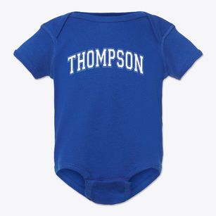 Thompson Middle School Varsity Arch Baby Onesie