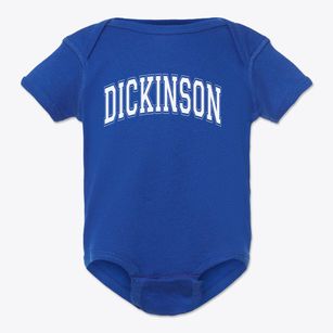 Dickinson Elementary School Varsity Arch Baby Onesie