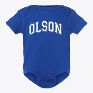 Olson Middle School Varsity Arch Baby Onesie