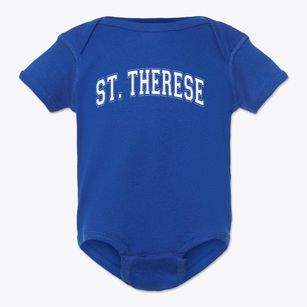 Saint Therese School Varsity Arch Baby Onesie
