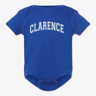 Clarence Elementary School Varsity Arch Baby Onesie