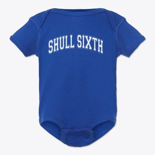 Shull Sixth Grade Center Varsity Arch Baby Onesie