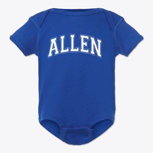 Allen Consolidated School Varsity Arch Baby Onesie