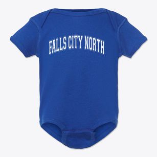 Falls City North Elementary School Varsity Arch Baby Onesie