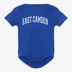 East Camden Middle School Varsity Arch Baby Onesie