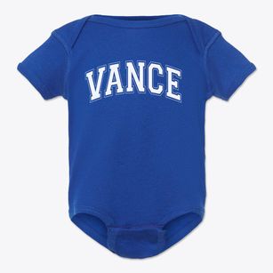 Vance Elementary School Varsity Arch Baby Onesie