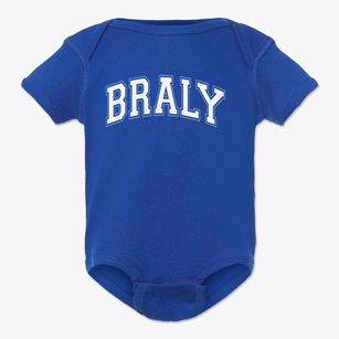 Braly Elementary School Varsity Arch Baby Onesie