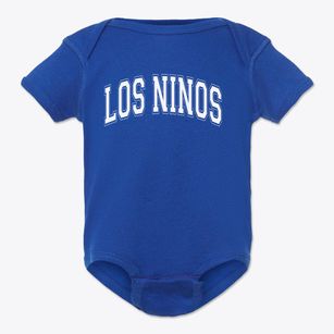 Los Ninos Kindergarten Center Varsity Arch Baby Onesie