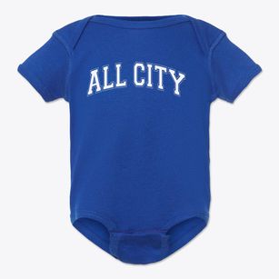 All City High Varsity Arch Baby Onesie