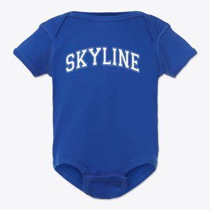 Skyline School Varsity Arch Baby Onesie