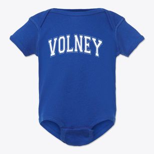 Volney Elementary School Varsity Arch Baby Onesie