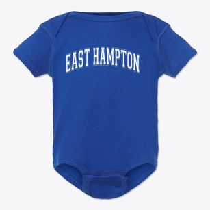 East Hampton Middle School Varsity Arch Baby Onesie