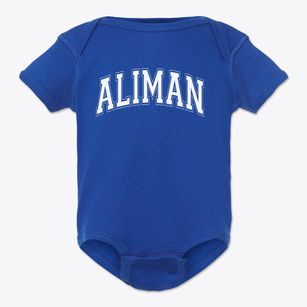 Aliman School Varsity Arch Baby Onesie