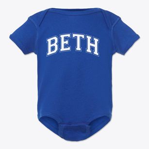 Beth Chana School For Girls Varsity Arch Baby Onesie