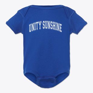 Unity Sunshine School Varsity Arch Baby Onesie