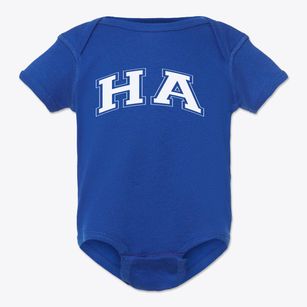 Ha Prep Academy Varsity Arch Baby Onesie