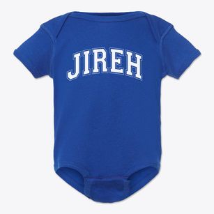 Jireh Prep Varsity Arch Baby Onesie