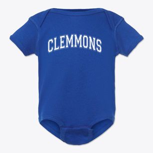 Clemmons Middle School Varsity Arch Baby Onesie
