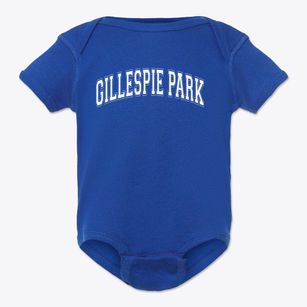 Gillespie Park Elementary School Varsity Arch Baby Onesie