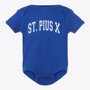 Saint Pius X School Varsity Arch Baby Onesie