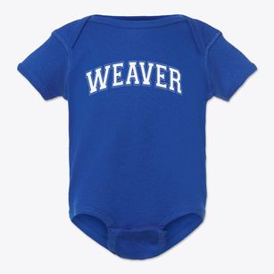 Weaver Academy Varsity Arch Baby Onesie