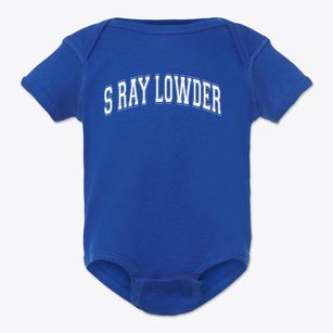 S Ray Lowder Elementary School Varsity Arch Baby Onesie