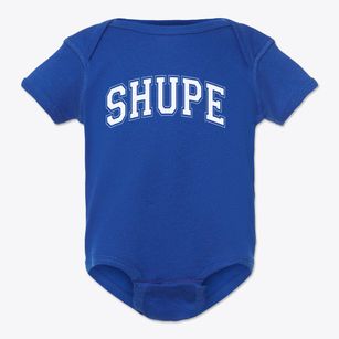 Shupe Elementary School Varsity Arch Baby Onesie