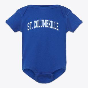 St Columbkille Parish Varsity Arch Baby Onesie
