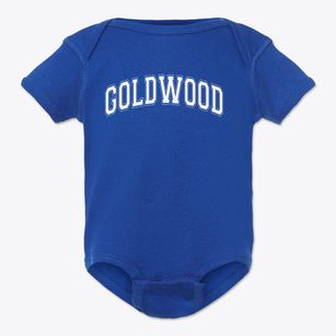 Goldwood Primary School Varsity Arch Baby Onesie