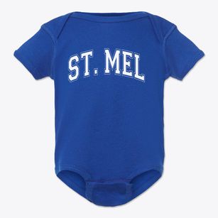 Saint Mel School Varsity Arch Baby Onesie