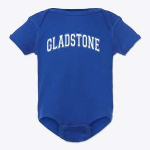 Gladstone Elementary School Varsity Arch Baby Onesie