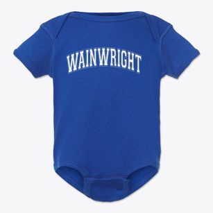 Wainwright Elementary School Varsity Arch Baby Onesie